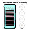 Picture of VAVALASH Colored Easy Fan Eyelash Extensions 0.07 C Curl 8-15mm Mixed Tray Brown Self Fanning Lashes 2D-10D Colorful Volume lash extensions（Brown,0.07-C-8-15 Mix）