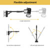 Picture of Meking Ring Light Wall Mount Boom Arm 39.37inch/100cm, for Strobe Light, Photography, Softbox, Reflector, Support 180 Degree Rotation