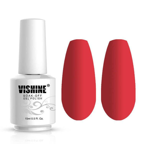 Picture of Vishine Gelpolish Professional Manicure Salon UV LED Soak Off Gel Nail Polish Varnish Color Orange(1331)