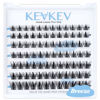 Picture of Lash Clusters 84 Pcs Cluster Lashes Eyelash Clusters DIY Cluster Eyelash Extensions Individual Lashes Thin Band & Soft(Breeze,C-8-16mix)