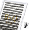 Picture of Lash Clusters 50D-0.07C-10-18MIX B&Q LASH Individual Lashes 280 Clusters False Eyelash 30D 40D 50D Lash Clusters Extensions Individual Lashes Cluster DIY Eyelash Extensions (50D-0.07C,10-18MIX)