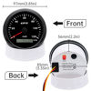 Picture of ARTILAURA GPS Speedometer Gauge 7 Color 85mm 3-3/8" 0-120 MPH Boat GPS Speedometer Car Antenna for AUTO Marine Truck