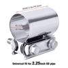 Picture of EVIL ENERGY 2.25 Inch Exhaust Clamp,Butt Joint Band Clamp Sleeve Coupler Stainless Steel 4PCS