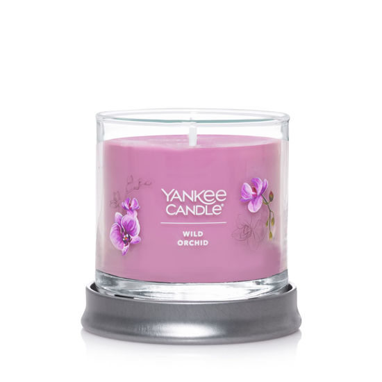 Picture of Yankee Candle Wild Orchid Scented, Signature 4.3oz Small Tumbler Single Wick Candle, Over 20 Hours of Burn Time