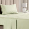 Picture of Twin Size Sheet Set - Breathable & Cooling Sheets - Hotel Luxury Bed Sheets - Extra Soft - Deep Pockets - Easy Fit - 3 Piece - Wrinkle Free - Comfy - Light Sage Green Bed Sheets - Twins Sheets - 3 PC