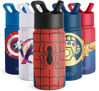 Picture of Simple Modern Spiderman Kids Water Bottle with Straw Lid | Insulated Stainless Steel Reusable Marvel Tumbler Spider-Man Gifts for School, Toddlers, Boys | Summit Collection | 14oz, Spider Armor