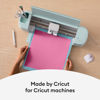 Picture of Cricut Everyday Iron On - 12” x 2ft - HTV Vinyl for T-Shirts - StrongBond Guarantee, Outlast 50+ Washes, Use with Cricut Explore Air 2/Maker, Pink