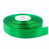 Picture of Solid Color Double Faced Green Satin Ribbon 5/8" X 25 Yards, Ribbons Perfect for Crafts, Wedding Decor, Bow Making, Sewing, Gift Package Wrapping and More