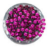 Picture of LPBeads 3000 Pieces SS16 Fuchsia Hotfix Rhinestones Flatback Round Crystal Glass Rhinestones Gems for Crafts Nail Face Art Clothes Shoes Bags DIY