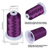 Picture of Simthread Embroidery Thread 5500 Yards Magenta 620, 40wt 100% Polyester for Brother, Babylock, Janome, Singer, Pfaff, Husqvarna, Bernina Machine