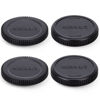 Picture of 2 Pack JJC Body Cap and Rear Lens Cap Cover Kit for Micro 4/3 DSLR Cameras and Micro 4/3 Mount Lenses