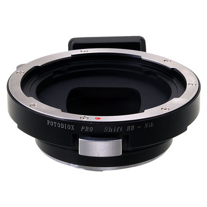 Picture of Fotodiox Pro Lens Mount Shift Adapter Hasselbald V-Mount Lenses to Nikon F (FX, DX) Mount Camera System (Such as D7100, D800, D3 and More)