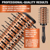 Picture of Conair Quick Blow-Dry Copper Collection, Vented Round Brush, Hair Brush, 1 count