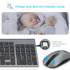 Picture of LeadsaiL Wireless Keyboard and Mouse Combo, Wireless USB Mouse and Computer Keyboard Set, Compact and Silent for Windows Laptop, Desktop, PC