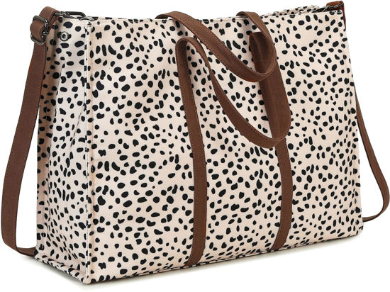 Boho Laptop Tote Bag for Women Handbags Purse Canvas Teacher Tote Bags Work  Travel Bag with Zipper : Electronics - Amazon.com
