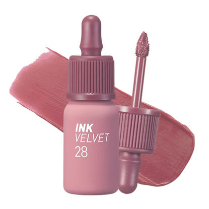 Picture of Peripera Ink the Velvet Lip Tint, Liquid Lip (0.14 fl oz, 028 MAUVEFUL NUDE)