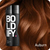 Picture of BOLDIFY Hair Fibers for Thinning Hair (AUBURN) Undetectable - 56gr Bottle - Completely Conceals Hair Loss in 15 Sec - Hair Thickener for Fine Hair for Women & Men