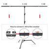 Picture of Hemmotop Crossbar 67.5 cm Long with Screws, to Extend Green Screen Stand’s Pole Length C-68