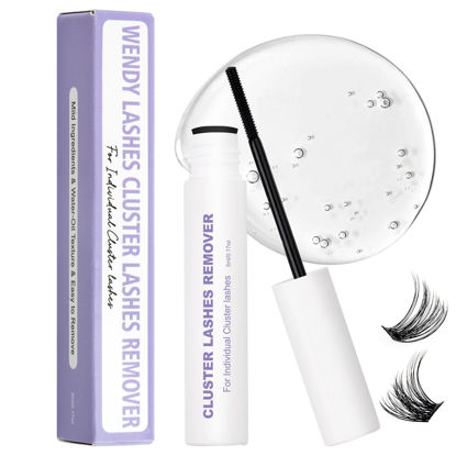 Picture of Lash Remover Cluster Lash Remover No-Irritating DIY Eyelash Extension Remover Gentle and Mild Lash Self Adhesive Eyelashes Remover Glue Lash Remover for Eyelash Clusters(5ml)