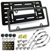 Picture of BGGTMO Front License Plate Mounting Kit- License Plate Bracket Holder Frame- Universal Bumper Car Tag Frame Mount Adapter with Stainless Steel Screw Cap, Cable Ties