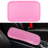 Picture of Amiss Car Center Console Pad, Universal Waterproof Car Armrest Seat Box Cover, Car Interior Accessories, Carbon Fiber PU Leather Auto Armrest Cover Protector for Most Vehicle, SUV, Truck, Car (Pink)