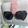 Picture of CHOSMOYI Magnetic Leather Sunglass Holder for Car, Sunglasses Clip for Car Visor, Auto Interior Accessories Universal for Different Size Eyeglasses(Pink)