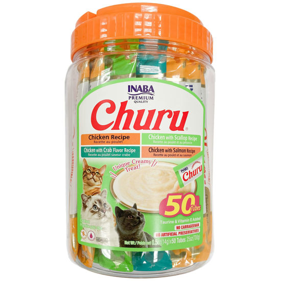 GetUSCart INABA Churu Cat Treats Grain Free Lickable