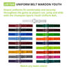 Picture of Champion Sports mens Youth Uniform Belt Maroon, Maroon, Youth US