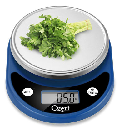 Picture of Ozeri Pronto Digital Multifunction Kitchen and Food Scale,Classic Blue