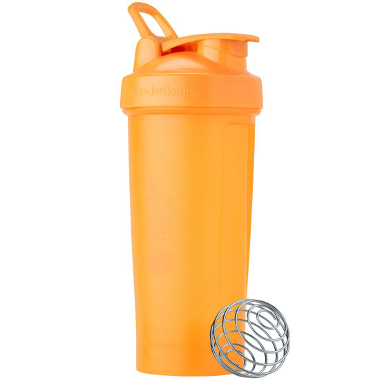 BlenderBottle Classic Loop Top Shaker Bottle, 28-Ounce, Clear