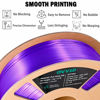 Picture of OVV3D Silk PLA Filament 1.75mm, Upgrade Purple PLA Filament 3D Printer Filament, Silk Purple 3D Printing Filament, 3D Filament 1.75 +/- 0.02mm, Silk 1.75 PLA Filament for 3D Printer and 3D Pen, 1kg