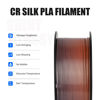 Picture of Creality PLA Filament Pro CR Silk Rainbow, 1.75mm 3D Printer Filament, Silk Printing Filament, 1kg(2.2lbs)/Spool, Dimensional Accuracy ±0.03mm. Fit Most FDM Printer(Silk Rainbow)