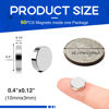 Picture of VSKIZ Refrigerator Magnets, 120 Pcs Rare Earth Magnets, 10x3mm Neodymium Fridge Magnets, Muti-use Premium Tiny Round Disc Small Magnets, Whiteboard Magnets for Crafts, DIY, Office, Dry Erase Board