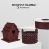 Picture of AMOLEN Rosewood PLA Filament 1.75mm, 3D Printer Wood Filament Add More Than 30% Real Wood Fiber, Matte and Frosted 3D Filament, 1.75 PLA Filament Wood 3D Printing Filament, 1kg