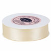 Picture of VATIN 1 inch Double Faced Polyester Satin Ribbon Cream -Continuous 25 Yard Spool, Perfect for Wedding, Wreath, Baby Shower,Packing and Other Projects.