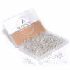 Picture of BEADNOVA 8mm Open Jump Rings Silver Jump Rings for Jewelry Making and Keychains (900Pcs)