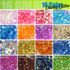 Picture of Extra Fine Glitter Powder & Holographic Chunky Glitter, Resin Glitter, Nail Glitter, Craft Glitter, LEOBRO Sparkle Flakes Sequins Glitter for Epoxy Resin, Tumblers, Body, Hair, Face, Crafts, 16+16pcs