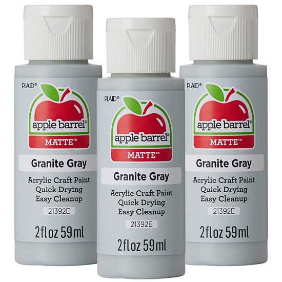 Apple Barrel Acrylic Paint in Assorted Colors (2 oz), 21392, Granite Grey -  Yahoo Shopping