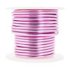 Picture of Mandala Crafts 3mm 8 Gauge Pink Anodized Aluminum Wire for Sculpting, Armature, Jewelry Making, Gem Metal Wrap, Garden, Colored and Soft, 1 Roll