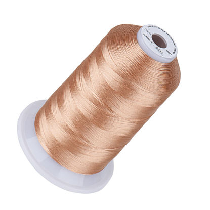 Picture of Simthread Embroidery Thread Conch Shell S012 5500 Yards, 40wt 100% Polyester for Brother, Babylock, Janome, Singer, Pfaff, Husqvarna, Bernina Machine