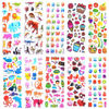 Picture of Kids Stickers 1000+, 40 Different Sheets, 3D Puffy Stickers for Kids, Bulk Stickers for Birthday Gift, Scrapbooking, Teachers, Toddlers, Including Animals, Stars, Fishes, Hearts and More