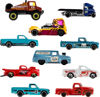 Picture of Hot Wheels 10-Pack, Set of 10 Toy Trucks in 1:64 Scale, Mix of Officially Licensed & Unlicensed (Styles May Vary) (Amazon Exclusive)