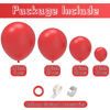 Picture of Red Balloons 110 Pcs Red Balloon Garland Kit Different Sizes 5 10 12 18 Inch Red Balloons for Birthday Valentine's Day Party Decorations