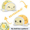 Picture of TeeTurtle - The Original Reversible Turtle Plushie - Lemons + Flowers - Cute Sensory Fidget Stuffed Animals That Show Your Mood