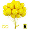 Picture of OWill 120pcs Yellow Balloons 12 Inches Yellow Latex Balloons, Helium Quality for Birthday Baby Shower Wedding Party Supplies Halloween Arch Garland Decoration