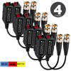 Picture of VIMVIP [Upgraded 4 Pairs Split Joint Mini CCTV BNC HD-CVI/TVI/AHD Passive Video Balun Transceiver