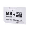 Picture of UCEC Dual Slot Micro SD/SDHC to Memory Stick Pro Duo Adapter for PSP Sony