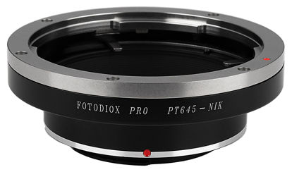 Picture of Fotodiox Pro Lens Mount Adapter - Compatible with Pentax 645 Lens to Nikon F Mount Cameras