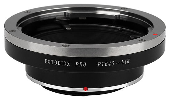 Picture of Fotodiox Pro Lens Mount Adapter - Compatible with Pentax 645 Lens to Nikon F Mount Cameras