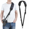 Picture of waka Camera Neck Strap with Quick Release and Safety Tether, Adjustable Camera Shoulder Sling Strap for Nikon Canon Sony Olympus DSLR Camera - Retro